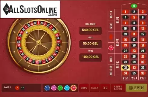 Win Screen. Bonus Roulette (Smartsoft Gaming) from Smartsoft Gaming