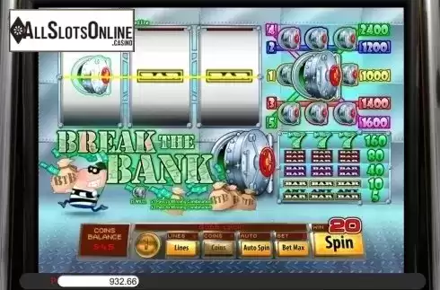 Win Screen 2. Break the Bank from Genii