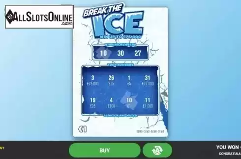 Game Screen 3. Break the Ice from Hacksaw Gaming