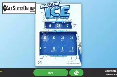 Game Screen 4. Break the Ice from Hacksaw Gaming