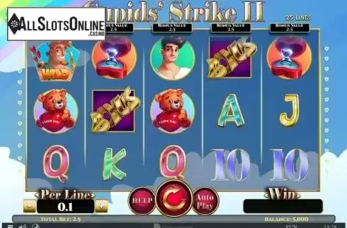 Reel Screen. Cupids Strike 2 from Spinomenal