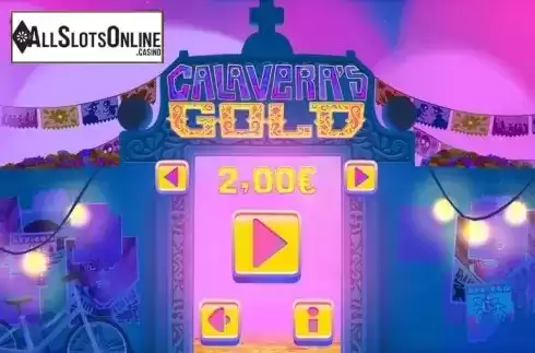Start Screen. Calaveras Gold from Mighty Finger