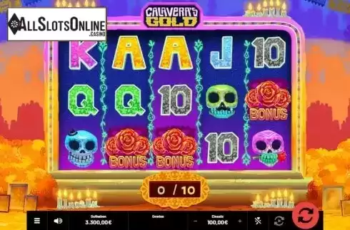 Free Spins 1. Calaveras Gold from Mighty Finger
