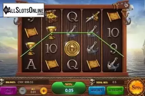 Win Screen. Caribbean Gold from Aiwin Games