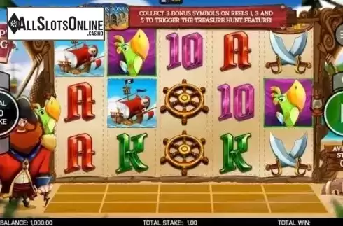 Reel screen. Caribbean Wild from CORE Gaming