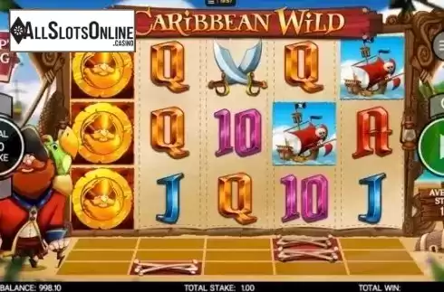 Reel screen. Caribbean Wild from CORE Gaming