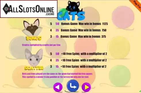 Screen6. Cats (Portomaso) from Portomaso Gaming