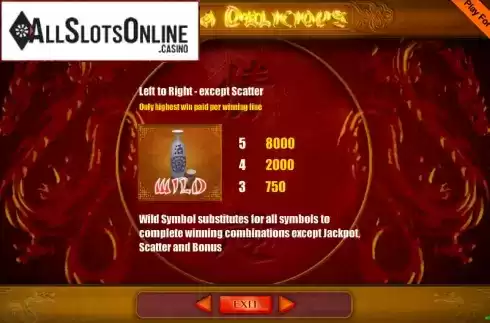 Screen5. ChinaDelicious from Portomaso Gaming