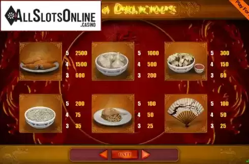 Screen7. ChinaDelicious from Portomaso Gaming