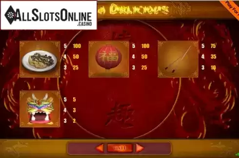 Screen8. ChinaDelicious from Portomaso Gaming