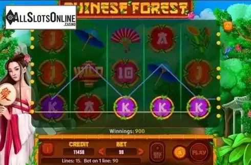 Game workflow 2. Chinese Forest from X Line