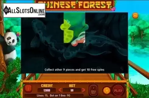 Game workflow 3. Chinese Forest from X Line