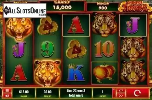 Win Screen 2. Chinese Tigers from Platipus