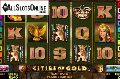 Game Screen. Cities of Gold (Novomatic) from Novomatic