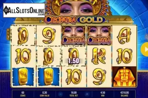 Win Screen 1. Cleopatra Gold from IGT