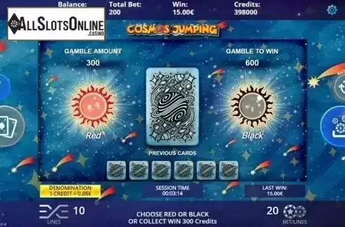 Gamble. Cosmos Jumping from DLV