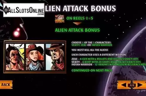 Screen5. Cowboys & Aliens from Playtech