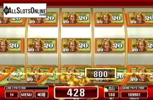 Win Screen. Crazy Money II from Incredible Technologies