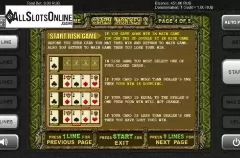Risk Game. Crazy Monkey 2 (Igrosoft) from Igrosoft