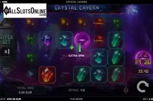Free Spins 2. Crystal Cavern from Kalamba Games