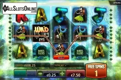 Free spins screen 2. Dancin' Zombies from BetConstruct