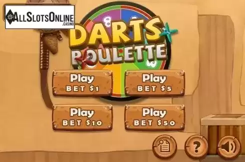 Intro screen. Darts Roulette from Mikado Games