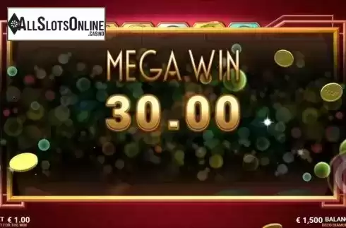 Mega Win Screen . Deco Diamonds from JustForTheWin