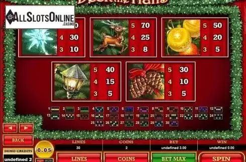Screen4. Deck the Halls from Microgaming