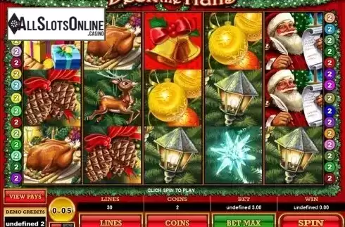 Screen5. Deck the Halls from Microgaming