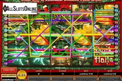 Screen6. Deck the Halls from Microgaming