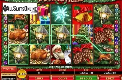 Screen7. Deck the Halls from Microgaming
