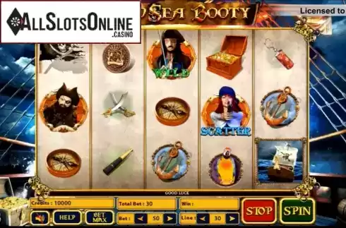 Reel Screen. Dead Sea Booty from Probability Gaming