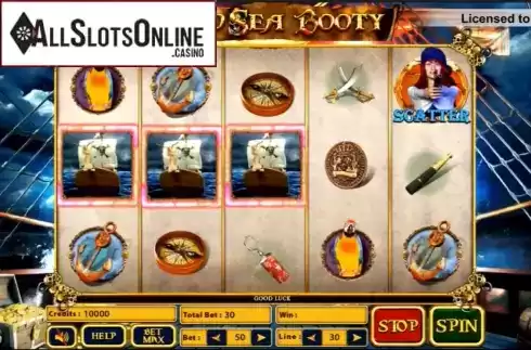 Win Screen 1. Dead Sea Booty from Probability Gaming