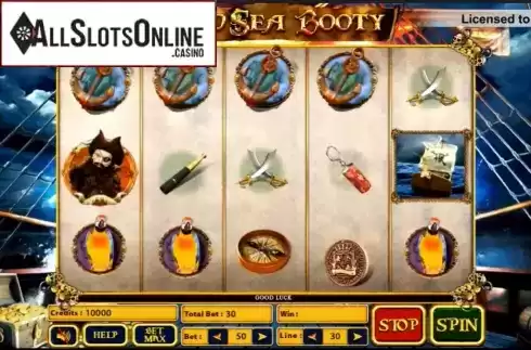 Win Screen 2. Dead Sea Booty from Probability Gaming