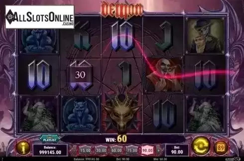 Win Screen 2. Demon from Play'n Go