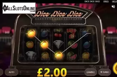 Win Screen 4. Dice Dice Dice from Red Tiger