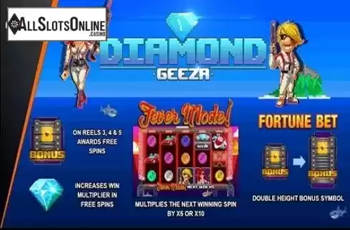 Diamond Geeza. Diamond Geeza from Inspired Gaming