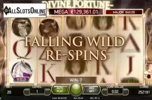 Wild Re-Spins. Divine Fortune from NetEnt