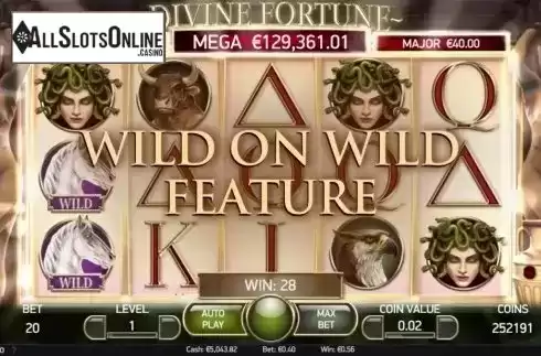Wild on Wild. Divine Fortune from NetEnt