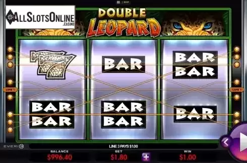 Win screen 3. Double Leopard from Everi