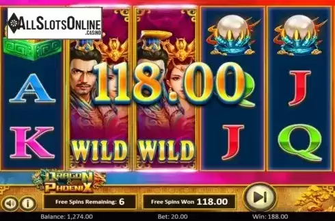 Free spins 2. Dragon & Phoenix from Betsoft