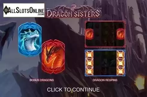 Screen 1. Dragon Sisters from Push Gaming