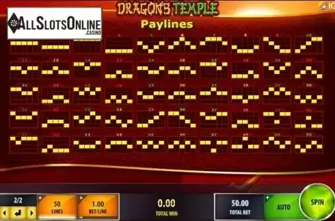 Screen3. Dragon's Temple from IGT