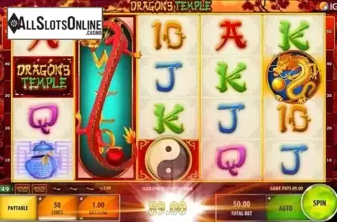 Screen7. Dragon's Temple from IGT
