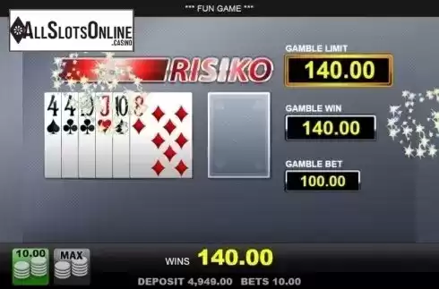 Gamble win screen. Extra 10 Liner from edict