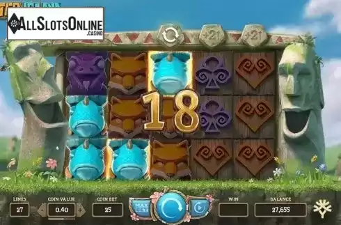 Win screen 2. Easter Island (Yggdrasil) from Yggdrasil