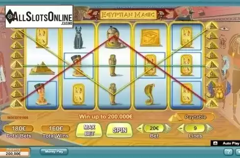 Screen 3. Egyptian Magic from NeoGames