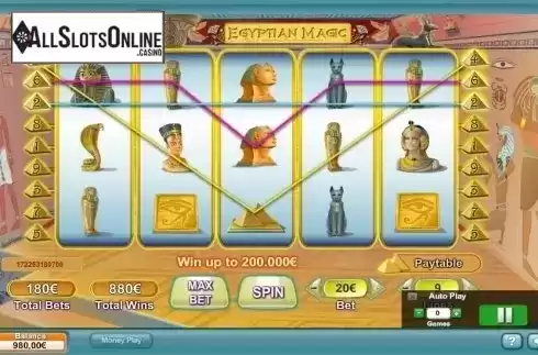 Screen 4. Egyptian Magic from NeoGames