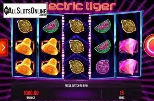 Game Workflow screen . Electric Tiger from IGT