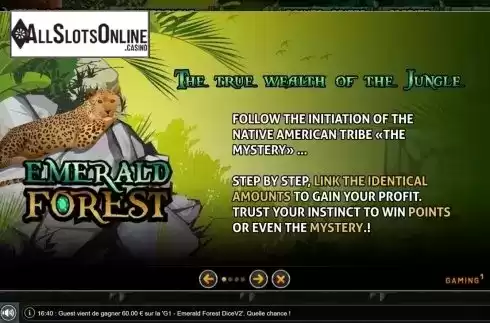 Info. Emerald Forest from GAMING1